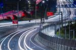 Gateway Bridge Motorway In Brisbane Stock Photo