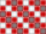 Red And White Plaid Stock Photo