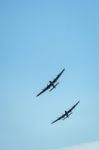 Airbourne Airshow At Eastbourne 2014 Stock Photo