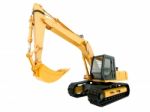 Excavator Isolated Stock Photo