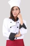 Woman Chef Stock Photo