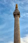 The Monument In London Stock Photo