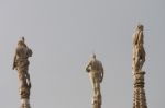 Milan, Italy/europe - Fbruary 23 : Detail Of The Skyline Of The Stock Photo