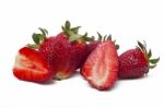 Fresh Strawberries Fruits Stock Photo