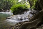 Deep Forest Waterfall, Saraburi, Thailand Stock Photo