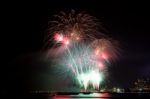 Fireworks On Sky With Beautiful Stock Photo