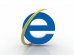 Internet Explorer Icon Stock Photo