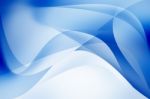 Blue Curved Abstract Background Stock Photo