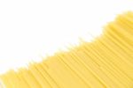 Spaghetti Pasta On White Stock Photo