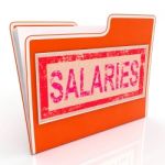 File Salaries Means Business Pay And Wage Stock Photo