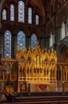 An Altar In Ely Cathedral Stock Photo