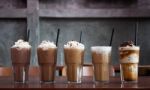 Five Different Kind Of Iced Coffee Stock Photo