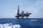 Offshore Oil Rig Stock Photo