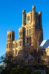 Exterior View Of Ely Cathedral Stock Photo