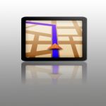 Touchpad Gps Stock Photo