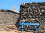 Bench In Lobos Island Stock Photo