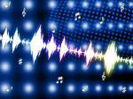 Sound Wave Shows Backgrounds Music And Soundtrack Stock Photo