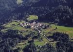 View From The Gotthard Pass In Switzerland Stock Photo