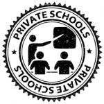 Private Schools Shows Non Government And Educated Stock Photo