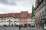 Old Market Square In Weimar Stock Photo