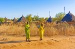 Village In Sudan Stock Photo