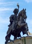 Durham, County Durham/uk - January 19 : Lord Londonderry Statue Stock Photo