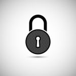 Lock Icon Stock Photo