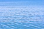 Blue Sea Water Surface On Sky Stock Photo