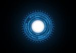 Technology Abstract Circle  Background Stock Photo