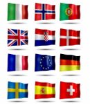 Europe Flag Stock Photo