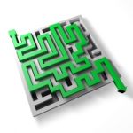 Maze Stock Photo