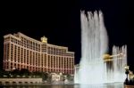 Caesar's Palace Hotel And Casino At Night In Las Vegas Stock Photo