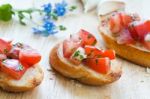 Bruschetta Stock Photo