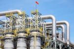 Petrochemical Plant Stock Photo