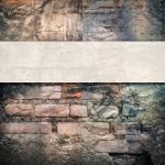 Collage Set Of Jeans Rotten Background Stock Photo