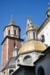 Wawel Cathedral In Krakow Poland Stock Photo