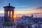 Scotland Edinburgh Calton Hill Stock Photo