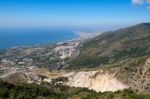 Benalmadena, Andalucia/spain - July 7 : View From Mount Calamorr Stock Photo