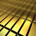 3d Golden Bullion Stock Photo