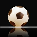 Shooting Soccer Ball Stock Photo