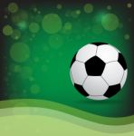 Football Abstract Design Stock Photo