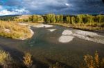 Gros Ventre River Stock Photo