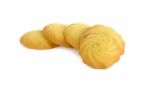 Cookies Isolated On The White Background Stock Photo