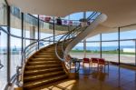 Staircase In The De La Warr Pavilion Bexhill On Sea Stock Photo