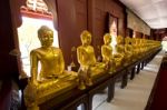 Golden Buddha Statue Stock Photo