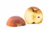 Rotten Apple Fruit Stock Photo