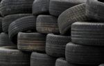 Old Rubber Tires Stock Photo