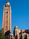 View Of The Tower At Westminster Cathedral Stock Photo