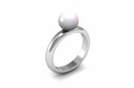 Ring With Pearl Stock Photo