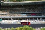 Munich Soccer Stadium Built Using Lego Bricks Stock Photo